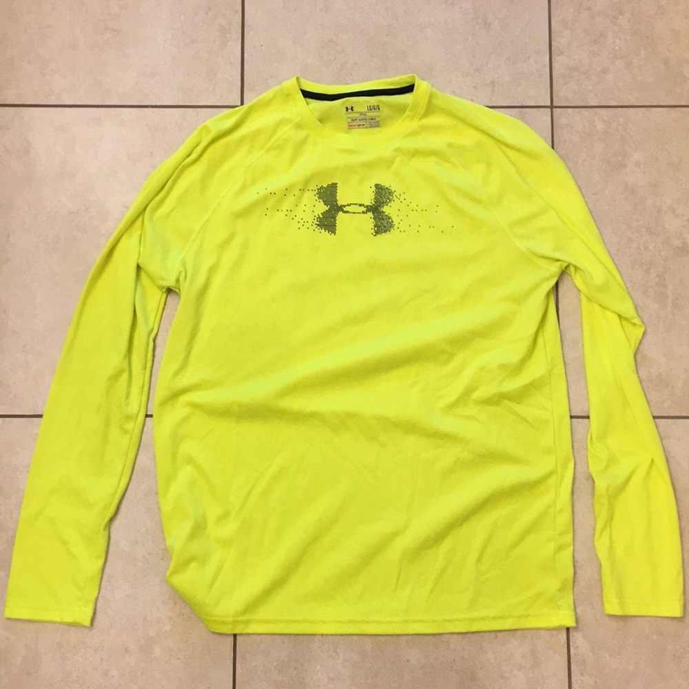 Neon Yellow Under Armour Sick Kicks shirt
